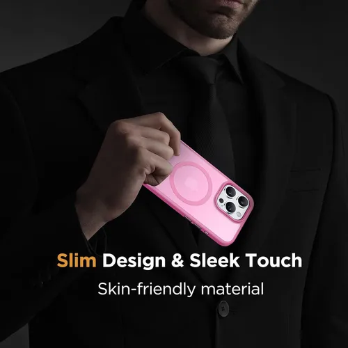 Vista 573 de Miracase - Funda magnética para iPhone 13 de 6.1 pulgadas (compatible con MagSafe) (con 2 protectores de pantalla), protección de grado militar