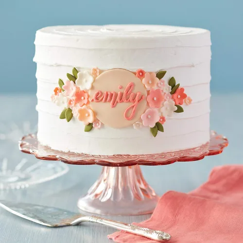 Vista 4 de Molde para pastel redondo de Wilton, 8, Rojo