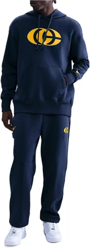 Nike Caitlin Clark Basketball Phoenix - Sudadera con capucha de forro polar (azul marino medianoche, amarillo, amarillo)