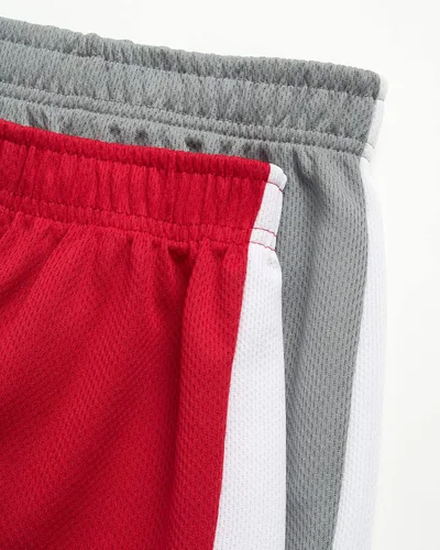 Vista 5 de Conjunto de camiseta de manga corta y pantalón corto de 4 piezas para niños