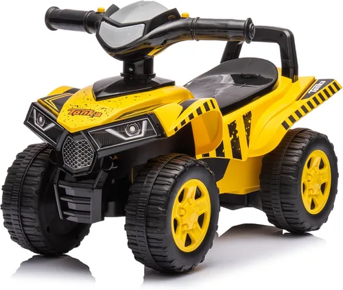 Vista 9 de [Usado] Best Ride On Cars Quad Push Car, ligero pie a piso para niños pequeños Negro