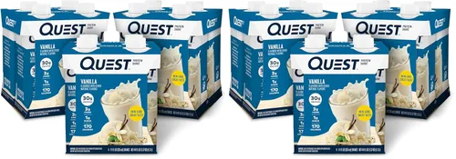 Vista 16 de Quest Nutrition Batido de proteína de chocolate listo para beber, 30g de proteína, 4g de carbohidratos netos, sin gluten, apto para dieta Keto, 325