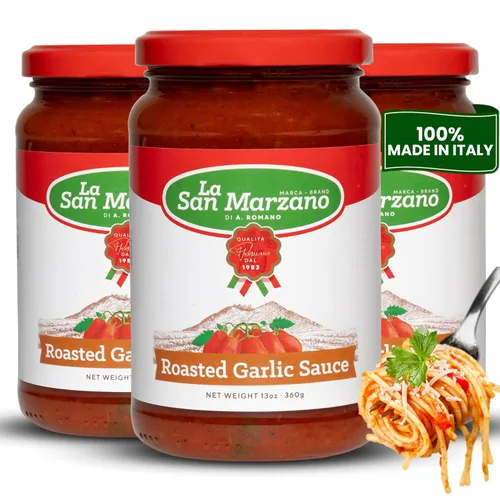 Vista 16 de La San Marzano Salsa Arrabiata, 13 oz, Salsa para Pasta Hecha en Italia, Tomate Multiusos de Primera Calidad, Todo Natural, Dieta Mediterránea, Sin