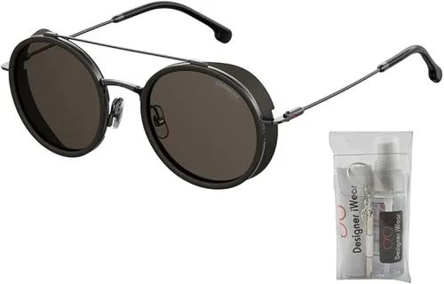 Vista 2 de Carrera CA167S Oval Sunglasses for Men for Women BUNDLE with Designer iWear Complimentary Eyewear Care Kit