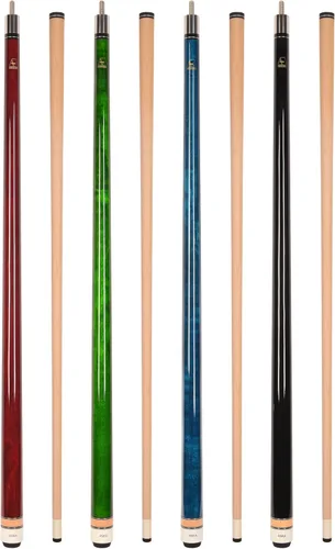 Vista 8 de ASKA L3 Wrapless Pool Cue Stick Sets, 58" 2-Piece Canadian Hard Rock Maple Billiard Cues, 13mm Leather Tip, 5/16x18 Joint, Choice of Sets Mezclado