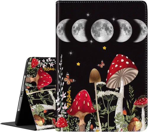 Vista 12 de Funda para Samsung Galaxy Tab A de 10.1 pulgadas 2016 Tablet (SM-T580/T585, versión sin bolígrafo), funda plegable delgada con función de encendido