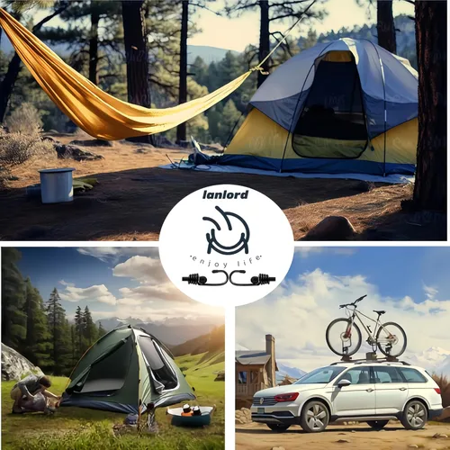 Vista 4 de Lanlord Cuerdas elásticas de látex negro resistentes para exteriores de 20 pulgadas con correas elásticas de gancho, 2 unidades de 20 pulgadas