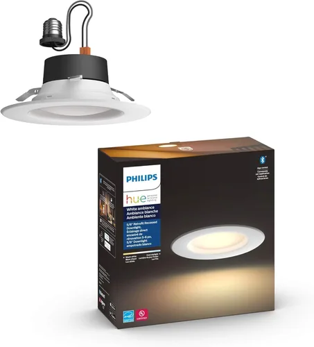 Vista 7 de Philips Hue Luz empotrable de 4 pulgadas, blanco y color, Paquete con 4