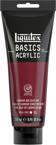 Vista 16 de Liquitex BASICS Pintura Acrílica, Tubo de 250ml (8.5 oz), Azul Ftalocianina