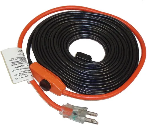 Vista 9 de Cable eléctrico calentador de tuberías Frost King HC3A, 3 pies, 120 V x 7 W, funcionamiento automático, HC6A