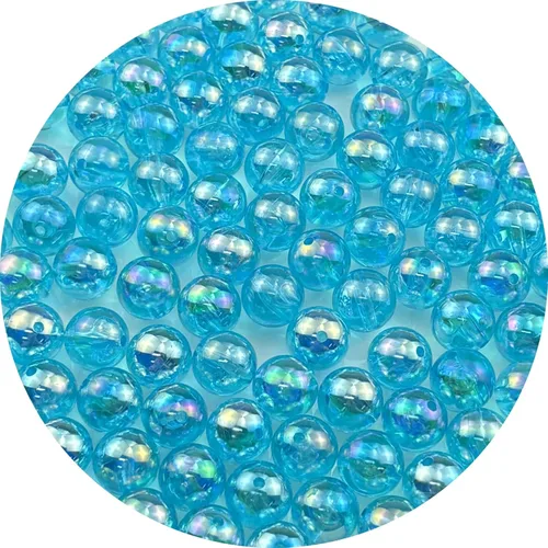 Vista 92 de 2000 cuentas redondas acrílicas de 0.157 pulgadas (0.157 in), cuentas espaciadoras de colores AB con agujero para bricolaje, pulseras, collares