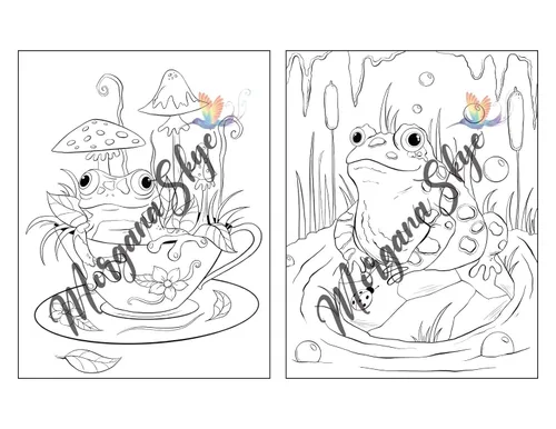 Vista 18 de 100 Nature Scenes A Whimsical Coloring Book Featuring 100 Fun and Relaxing Nature Inspired Designs with Cute Animals, Beautiful Flowers, Lovely