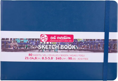 Vista 13 de Talens Art Creation Cuaderno de bocetos 80 hojas, 5.1 in x 8.3 in, negro