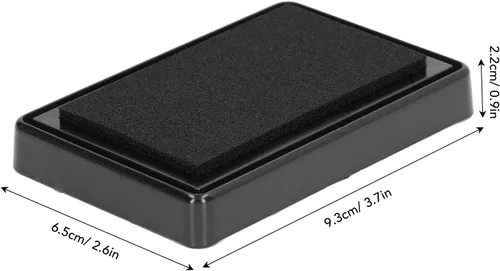 Vista 3 de TOPINCN Almohadilla de tinta de huella de bebé, almohadilla de tinta para huella de bebé, almohadilla de tinta de huella de mano de bebé
