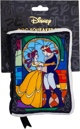 Vista 6 de Juguete para perros de Disney, la bella de Disney y la bestia réplica de libro para mascotas, peluche