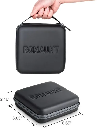 Vista 3 de ROMAUNT - Soporte para cápsulas de café compatible con K-Cup, accesorio para cafetera portátil de campamento, funda protectora de transporte