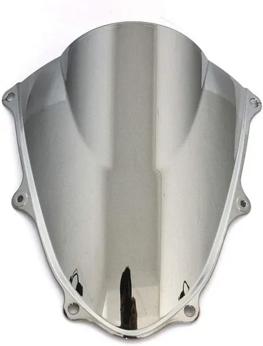 Vista 6 de Parabrisas de motocicleta para motocicleta, parabrisas iridio negro con tornillos, tornillos y cierre de tuerca compatible con Suzuki GSXR1000 K17
