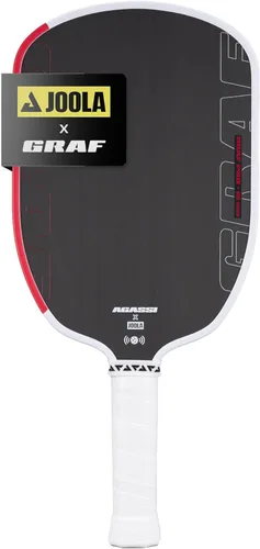 Vista 12 de Juego de JOOLA Agassi/GRAF Champion con palas de pickleball, bolas y bolsa con asa - Raqueta de pickleball arenizada - Forma Agassi con zona