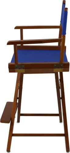 Vista 110 de American Trails Silla de director extra ancha de 18.0 in, marco negro con lona negra premium