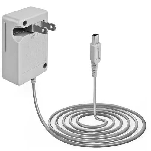 TNP - Cargador 3DS, adaptador de corriente alterna, fuente de alimentación, cable de carga de batería de viaje, kit de accesorios de repuesto para