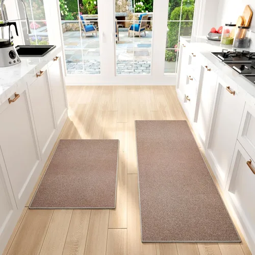Vista 21 de SUMLANS Tapete de Cocina 1 PCS, Alfombras Acolchadas Antideslizantes para Piso de Cocina, Tapete Corredor Absorbente de Comodidad para Estar de Pie