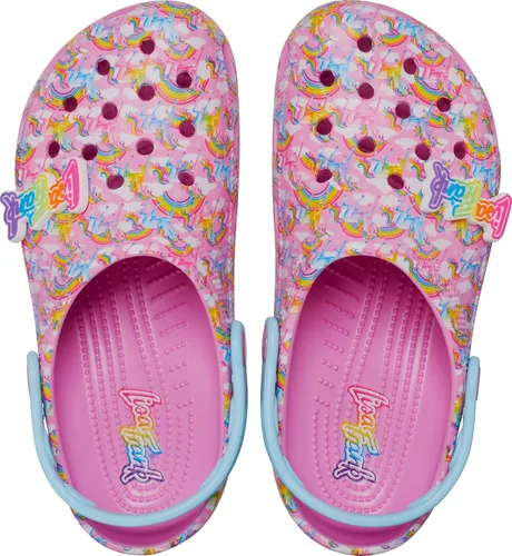 Vista 4 de Crocs Zuecos clásicos unisex para adultos Lisa Frank