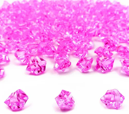 Vista 9 de Rellenos de Jarrón Negros para Decoración del Hogar, Cubitos de Hielo Triturado Falsos, Rellenos de Jarrón, 150 piezas Cubitos de Hielo Falsos