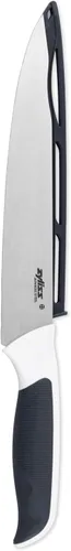 Vista 3 de Zyliss E920209 - Cuchillo para tallar cómodo, 7.3 in/7,25 pulgadas, acero inoxidable japonés, negro/blanco, cuchillo de cocina/cuchillo de carne