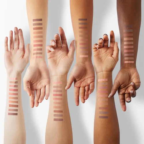 Vista 4 de Karnar Paleta de sombras de ojos nude de 10 colores - gris pardo, marrón mate neutros para viajes