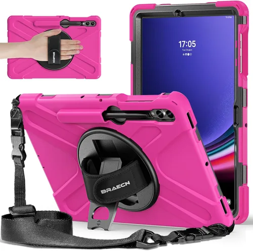 Vista 14 de BRAECNstock para Samsung Galaxy Tab S10+ Plus/ S9 FE+ Plus/ S9+ Plus/ S8+ Plus/ S7 FE/ S7+ Plus 5G Funda para Tablet de 12.4 pulgadas Funda