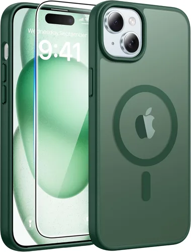 Vista 322 de FNTCASE Funda para iPhone Air: [Compatible con Magsafe] Fundas translúcidas mate con [protección completa de la cámara] [protector de pantalla]