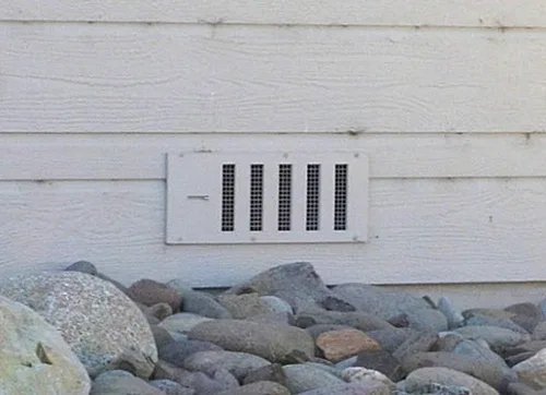 Vista 8 de RazAir™ Ventilación de base con amortiguador y pantalla – 16 x 6.5 pulgadas ABS resistente a la intemperie y pintable – Fácil de instalar que reduce