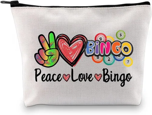 Vista 8 de JXGZSO B Caller Bag Lucky B Bag Peace Love B Funny B Player Casino Lover Regalo