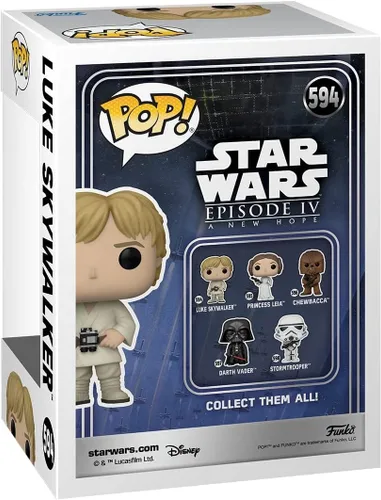 Vista 3 de POP Star Wars: New Classics - Figura de vinilo de Luke Skywalker Funko (con funda protectora de caja compatible), multicolor, 3.75 pulgadas