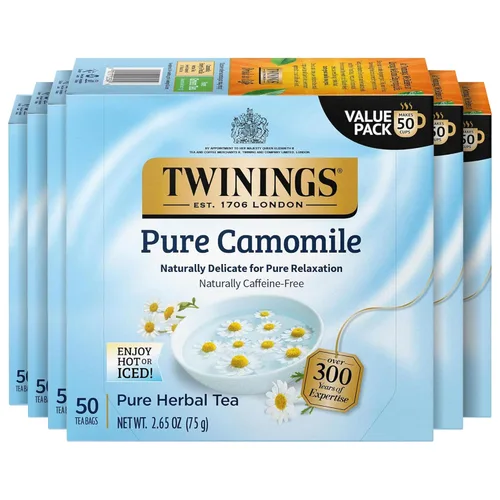 Vista 39 de Twinings, Decaffeinated Chai - Té negro Chai sin cafeína y con especias dulces y sabrosas, caliente o helado, el embalaje puede variar, 120 bolsitas