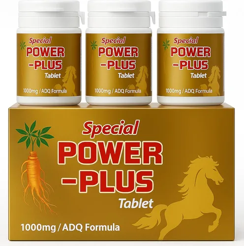 Vista 7 de Power Plus Super - Cápsula de ginseng rojo coreano con raíz de ginseng (36 cápsulas, regular)
