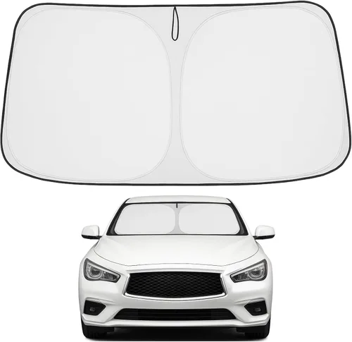 Vista 293 de Proadsy Parasol para parabrisas actualizado 2026, ajuste personalizado, Lexus NX 2022-2025 2026, 4 capas, plegable, protector de parasol frontal que