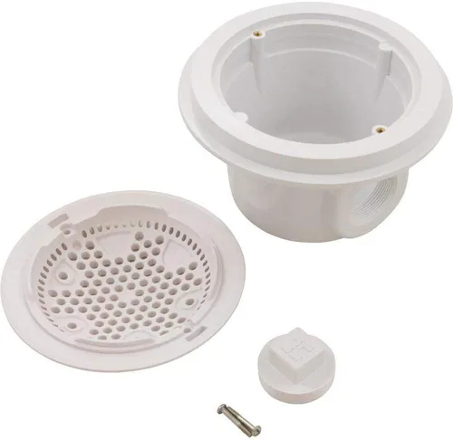 Hayward WG1053AVPAK2 Salida de succión doble blanca de 1-1/2 pulgadas para piscinas de hormigón