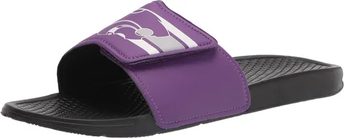 Vista 6 de FOCO, Sandalias deportivas estilo chancletas de la NCAA para hombre con logotipo de equipo universitario Legacy con rayas