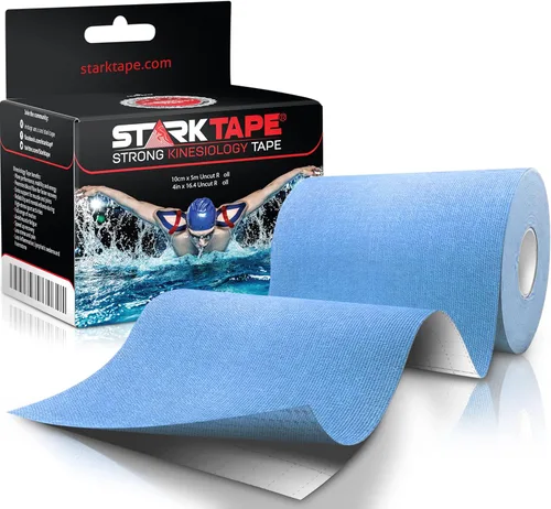 Vista 10 de Cinta de kinesiología extra ancha de 4 pulgadas x 16.4 pies, diseñada para apoyar el rendimiento atlético, reducir el dolor muscular. Fácil
