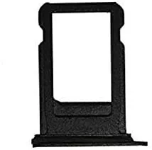 Vista 2 de 2 ranuras de repuesto para bandeja de tarjeta SIM individuales compatibles con iPhone SE (2020) (negro)
