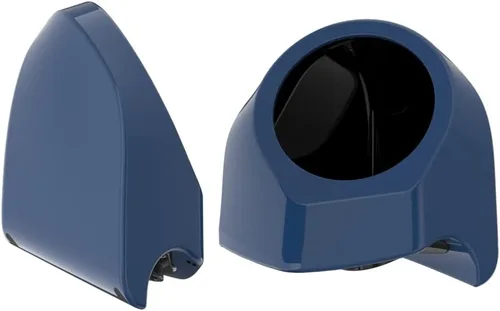 Vista 486 de Advanblack Alpine Green Tour Pack - Paquete de altavoces de 6.5 pulgadas, carcasa de audio trasera, color a juego, ajuste Harley King Tour Pack