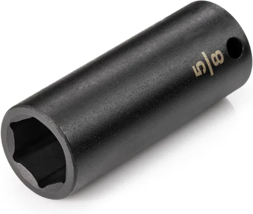 Vista 40 de TEKTON Zócalo de impacto de 6 puntos semiprofundo de 3/8 pulgadas x 1 pulgada SID14025