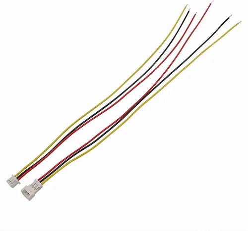 Vista 4 de Micro Jst 1.25 conectores de cable, 20 pares/40 unids 0.049 in 3 pines Jst macho y hembra conector conector con cables kit de cables para luz LED