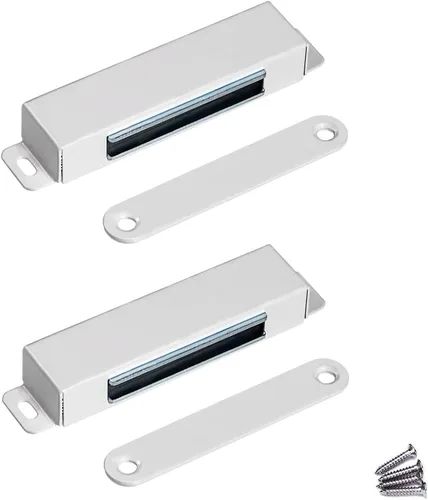Vista 8 de WOOCH - Cierre magnético para puerta de 90 lb de alta capacidad, en acero inoxidable, de uso pesado para cocina, baño, armario, guardarropa, cierre