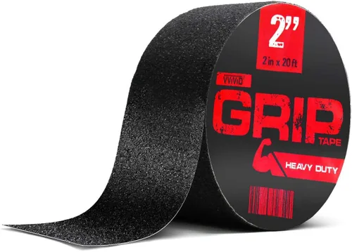 Vista 11 de VViViD Rollo de cinta de agarre autoadhesivo antideslizante de goma negra (0.25 pulgadas x 20 pies)