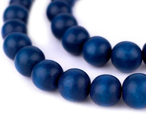 Vista 104 de TheBeadChest: cuentas de madera redondas naturales de 0.315 pulgadas, cuentas de madera sueltas espaciadoras para fabricar joyas, 4 tamaños