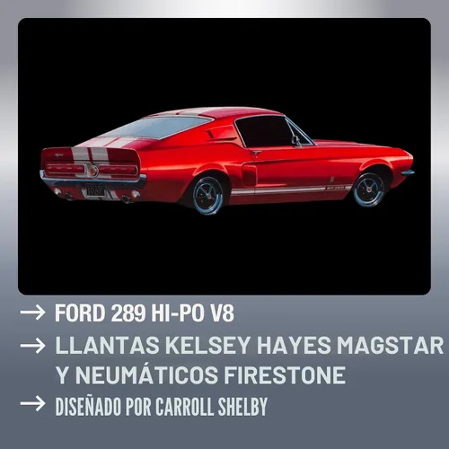 Vista 3 de AMT 1:25 Escala Kit de Modelo 1967 Shelby GT-350