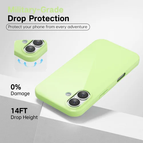 Vista 70 de Svanove para iPhone 7 Plus/ 8 Plus, funda de silicona, de goma suave brillante y gel de jey lindo, funda protectora de plástico simple y lisa