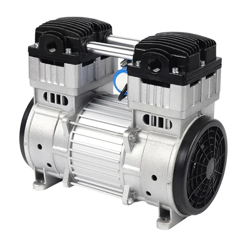 Vista 9 de TFCFL Bomba de vacío sin aceite de 200L/min Bomba de vacío industrial de aluminio de plata 1100W 110V -90.6kpa para electrónica, médica, impresión
